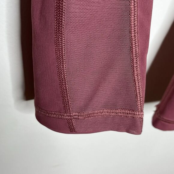 Lululemon Train Times Crop 21” So Merlot Pink Womens 6 Cropped Leggings - Picture 5 of 8